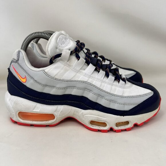Nike Air Max 95 Running Shoes Blue Gray White Women's Size 6.5 - Picture 1 of 9